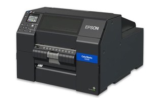 Epson ColorWorks CW-C6500A Color Inkjet Label Printer Auto Cutter, Peel-and-Present, 1200dpi, 5in/s, Ethernet, USB, Serial image