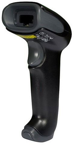 Honeywell Voyager 1250g Barcode Scanner 1D, Handheld, Scanner Only, Corded, Black, KBW/RS-232/RS-232C