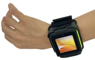 Zebra WS50 Wearable Computer, Wrist-Mount, Android 11 AOSP, 1GB RAM, 8GB Flash, No Camera image
