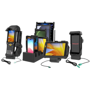 RAM Mounts GDS Uni-Conn Charging Dock - 2-Hole AMPS Pattern - USB-C Connector - Screw Set