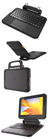 Zebra 2-in-1 Keyboard, DE image