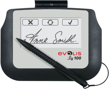 Evolis Sig Activ Colour 5" Interactive LCD Signature Pad with USB Electromagnetic Resonance Technology