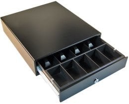 Vasario Cash Drawer (Black, 1 Media Slot, 320 MultiPRO Interface)