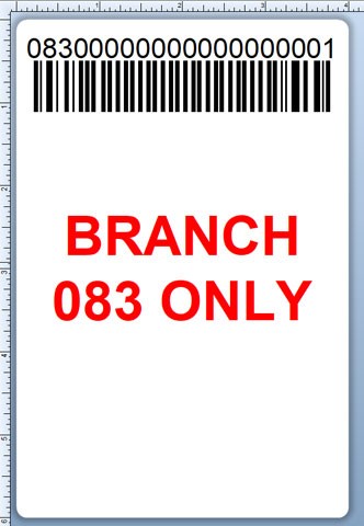 BCI DEXTER-4X6-LPN-083 Barcode Label