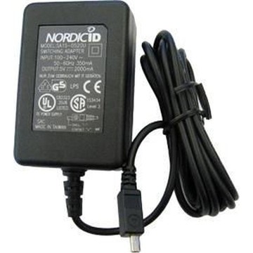 Nordic ID Power supply 100-240 VAC, 50-60 Hz /  24 VDC, for Nordic ID AR and Sampo S2, EU (Includes power supply and cable)