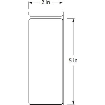 LABEL, 2 X 5, DURATHERM II 1170/ROLL, 8/CASE