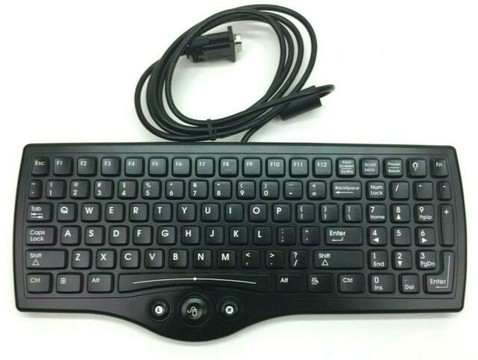Honeywell Windows “Laptop” Style 95 key rugged keyboard with integrated 2 button mouse, PS2, with VX9 adapter cable