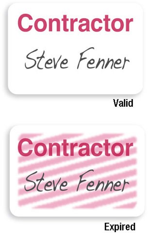 Brady 6105 Access Control Cards