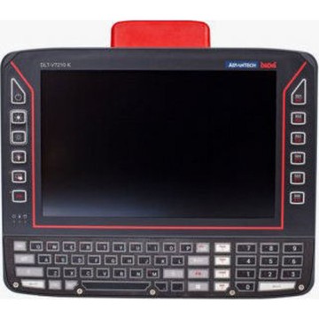 Advantech - DLT-V72 Series, Embedded Keyboard, Quad Core 1.9, 10inXGA Display, Projective Capacitive Touch, 4GB RAM, 32GB Storage, WIN 7 Embedded, WiFi, 12/24/48 Universal Power Supply