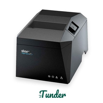 Star Micronics TSP143IV, cutter, USB-C, USB-A, Ethernet, CloudPRNT, grey