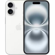 Apple iPhone 16 Mobile Devices 128GB, White, Wi-Fi + Cellular, 6.1" Super Retina XDR, A18, USB-C image