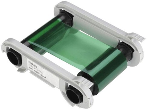Evolis RCT014NAA Green Monochrome Ribbon (1000 Images)