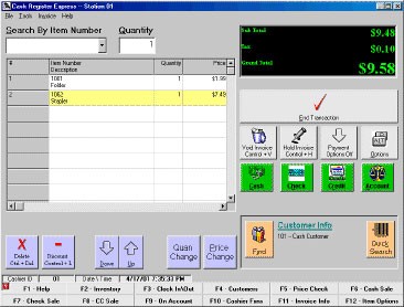pcAmerica PCAMERICA-CASH-REGISTER-EXPRESS Software