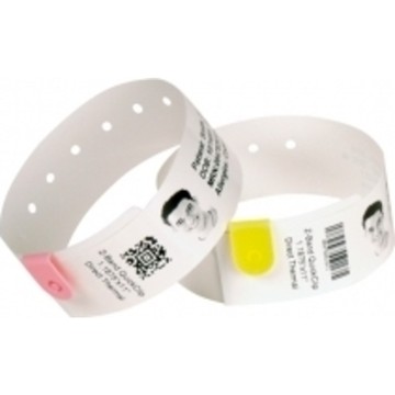 Kit de Pulseras Neonatales Zebra SoftGuard 19mm x 195mm, Térmico Directo, 275 por cartucho, 6 cartuchos, Adhesivo Permanente, compatible con HC100