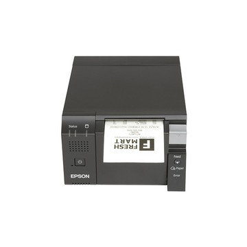 Imprimante de reçus thermique Epson TM-T70II-125 250 mm/s, WiFi, interfaces doubles, chargement frontal, conforme ENERGY STAR