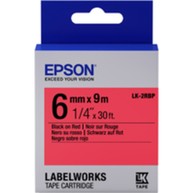 TAPE - LK2RBP PASTEL BLK/: Label Cartridge Pastel LK-2RBP Black/Red... image