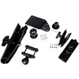 VM2 RAM mount kit for keyboard & computer, flat clamp base, long arm 330 mm (13?), ´D´ ball for dock rear, keyboard mount