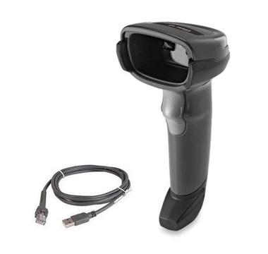 Zebra DS2208, 2D, Standard Range, RS232, USB, Kit (USB), Black
