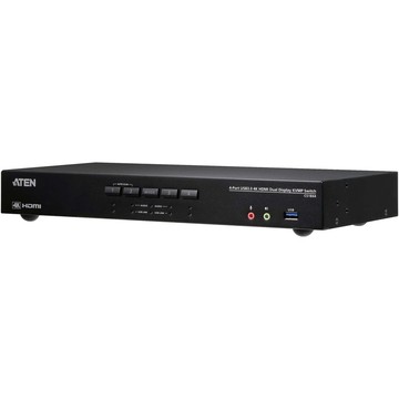 ATEN 4-Port USB 3.0 4K HDMI Dual Display KVMP