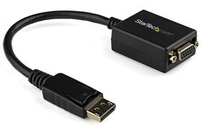 StarTech.com DisplayPort To VGA Adapter Video Adapter - 8.90", Black