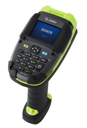 Zebra DS3678-KD Barcode Scanner Bluetooth, 2D Imager, Color Display, 19-Key Keypad, IP67, Black, Green image