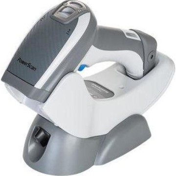 Datalogic PowerScan PBT9500-RT Barcode Scanner, kabellos, 2D Flächenimager, Handheld, Weiß, Bluetooth, USB Kit