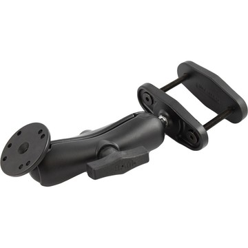 RAM 2.5" SQUARE RAIL MOUNT W ROUND BASE