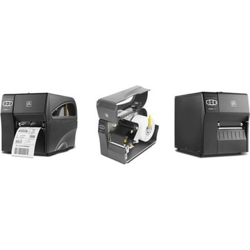 Zebra ZT220 Thermal Printer Thermal Transfer, 300 dpi, 4.09in, 6in/sec, Cutter with catch tray, USB/Serial/Parallel