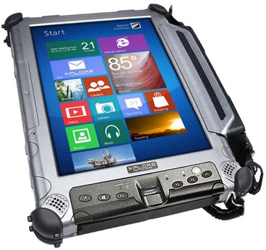 Zebra XC6 Tablet UltraRugged, 10.4in, 1300 nits, Intel i5-4300U, 128GB SSD, 4GB, IP67
