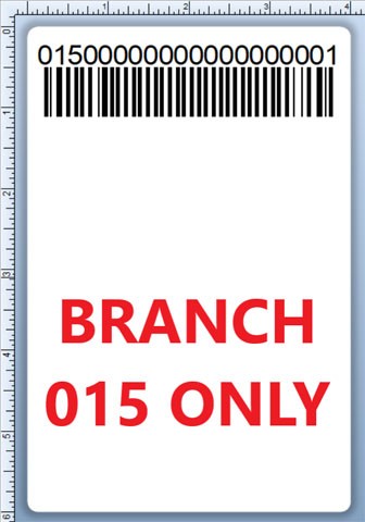 BCI DEXTER-4X6-LPN-015 Barcode Label