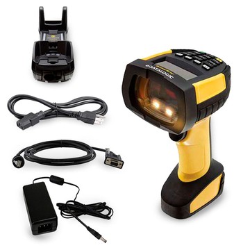 Datalogic PowerScan PM9600 Handheld Barcode-Scanner Auto Range, 433MHz, 1D/2D, 150m, IP65/IP67, 16-Tasten-Tastatur