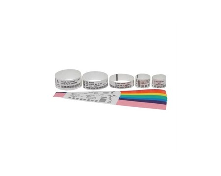 Zebra 10006997K Z-Band Direct White Wristbands 19.05mm x 279.4mm
