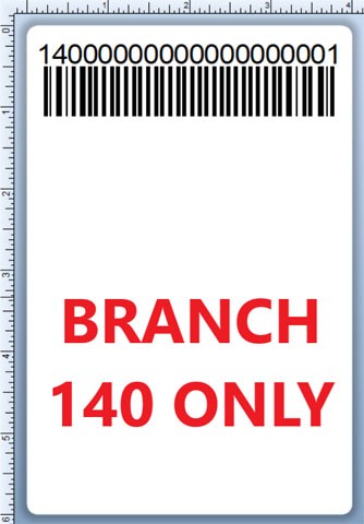 BCI DEXTER-4X6-LPN-140 Barcode Label