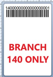 BCI DEXTER-4X6-LPN-140 Barcode Label image