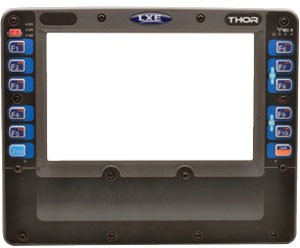 FRONT PANEL: 12 KEY KEYBOARD WITH STANDARD TOUCH SCREEN