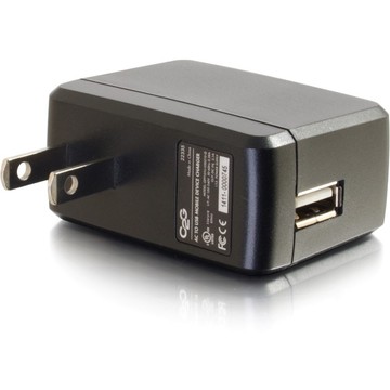 C2G AC to USB Mobile Device Charger, 5V 2A Output AC Adapter - 5 V DC
