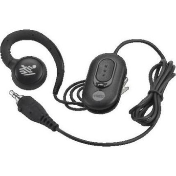 3.5MM Headset for PTT + VoIP w/ rotating ear piece for right/ left ear wearing & built in cord wrap. Includes inline mic and PTT Button.