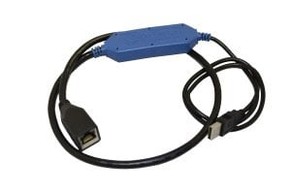 Sealed USB Peripheral to Ethernet Adapter big A USB - Big A USB Plug image