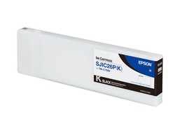 EPSON, TM-C7500, CONSUMABLES, SJIC26P(B), BLACK INK CARTRIDGE FOR COLORWORKS TM-C7500, RESTRICTED TO COLORWORKS PARTNERS ONLY image