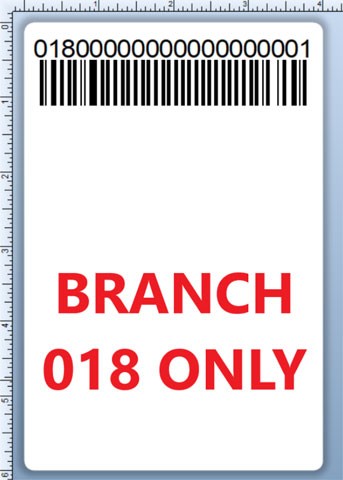 BCI DEXTER-4X6-LPN-018 Barcode Label