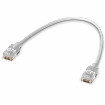 Ubiquiti UniFi Cat.6 Patch Network Cable - 5.91", White; Translucent - 24 Packs