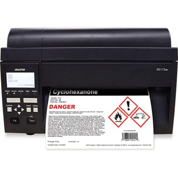 SATO SG112-ex Industrial Label Printer 11.5 inch print width, 305dpi, 150mm/sec, Direct thermal/Thermal transfer