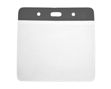 LC SecurePass Soportes de Vinilo Negros, Horizontal, 102x83mm, Paquete de 100