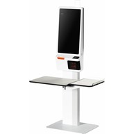K2 - A7.1, 3D camera, 4GB+16GB, 80mm printer, Datalogic 2D Scanner, NFC, Wifi, 24" screen, Wall-Mounted image