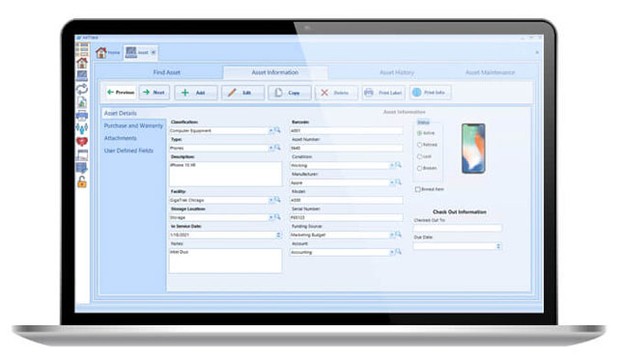 AirTrack AT-ASSETCL-DESKTOP Software