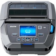 SATO PW4NX Label Printer Direct Thermal, 203dpi, 152mm/s, USB 2.0 Bluetooth 5.0 LE NFC Wi‑Fi(ac), Dispenser, Belt Clip image