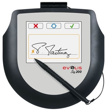 Tablettes de signature Evolis ST-CE1075-2-UEVL