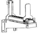 Zebra Tabletop/Desktop/Kiosk Spare Parts Kit Media Supply Hanger ZT620/ZT620R