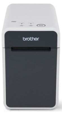 Imprimante de codes-barres Brother TD-2135N 300dpi, 6ips, USB/LAN/Host-USB/RS-232 Série, Thermique Direct, Bureau 2.2", 2.48"