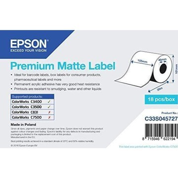Epson label roll, normal paper